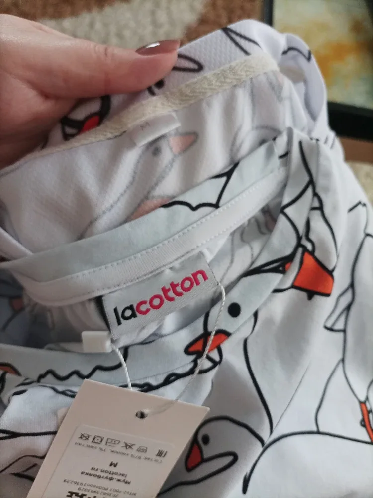 Фото-отзыв покупателя — одежда с принтом, Lacotton