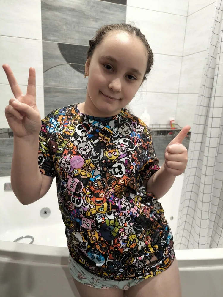 Фото-отзыв покупателя — одежда с принтом, Lacotton