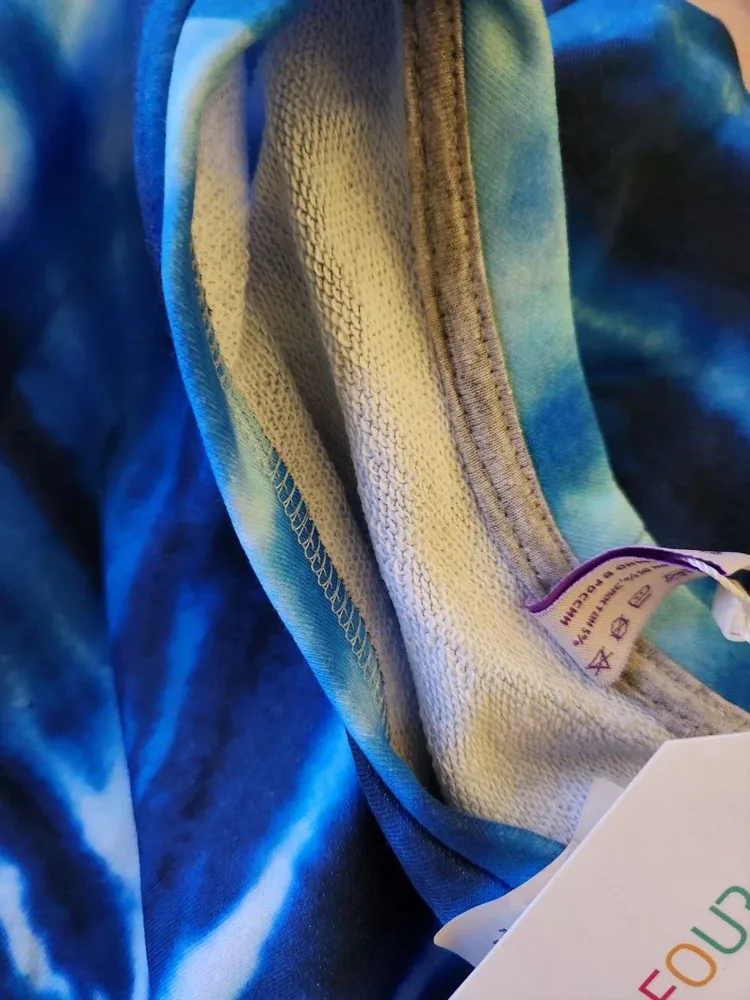 Фото-отзыв покупателя — Детский свитшот с принтом «Tie Dye Blue», Lacotton