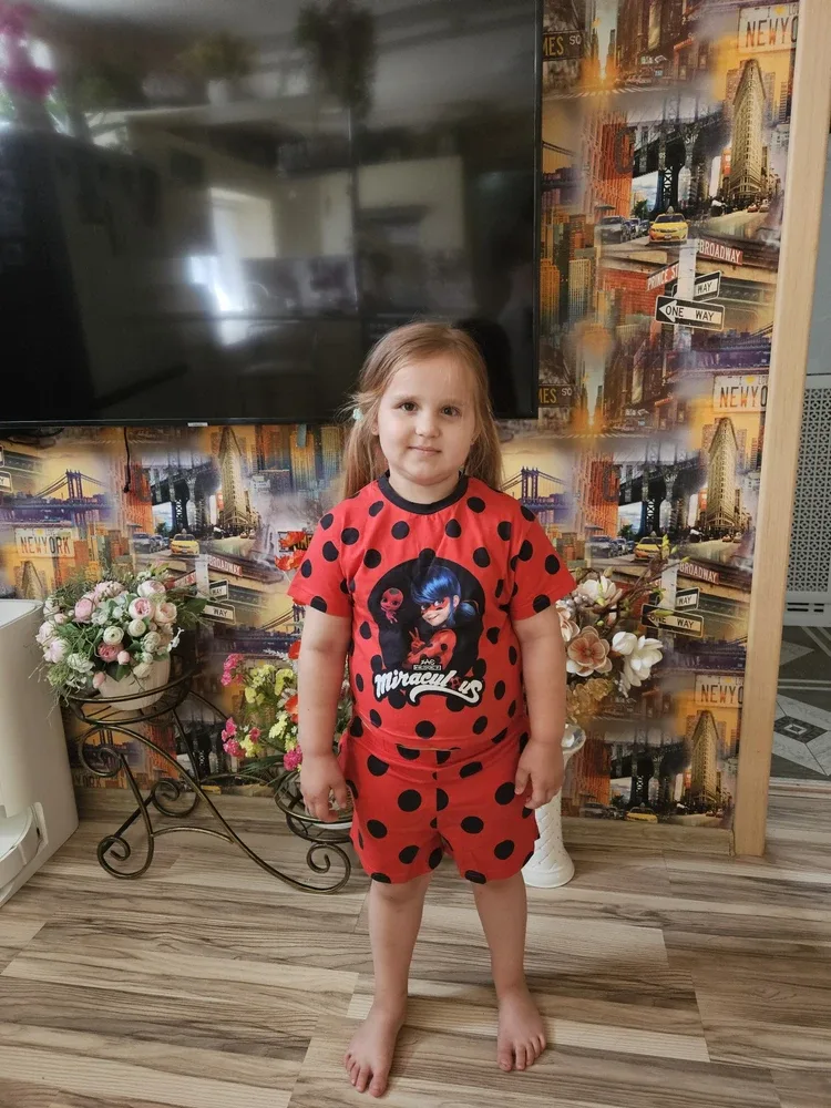 Фото-отзыв покупателя — Пижама с шортами Леди баг и супер кот LADY BUG, Lacotton