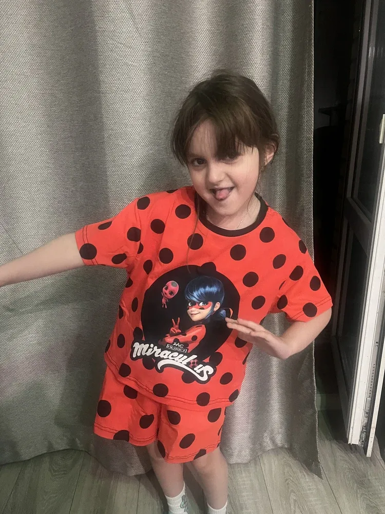 Фото-отзыв покупателя — Пижама с шортами Леди баг и супер кот LADY BUG, Lacotton