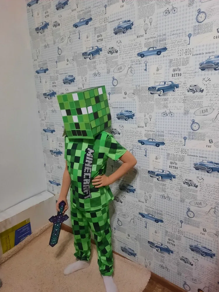Фото-отзыв покупателя — Детская пижама с брюками / MINECRAFT (P007_P004ooo1956489, P004ooo1956489), Lacotton