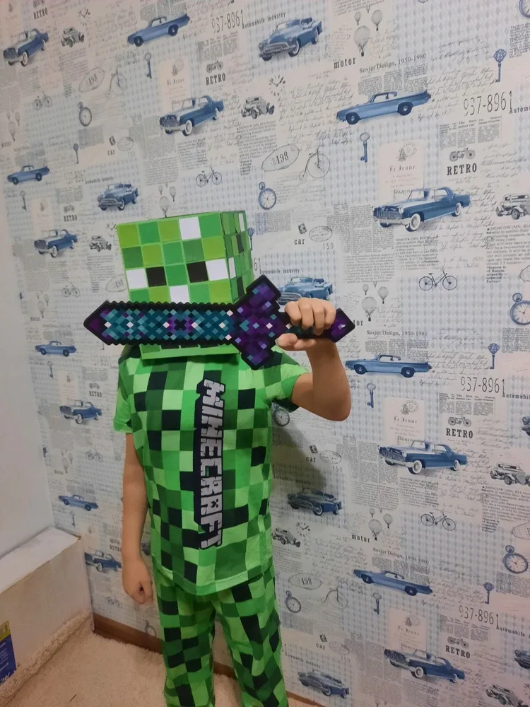 Фото-отзыв покупателя — Детская пижама с брюками / MINECRAFT (P007_P004ooo1956489, P004ooo1956489), Lacotton