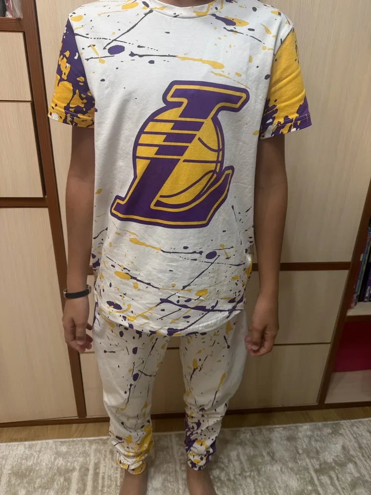Фото-отзыв покупателя — Детская пижама с брюками / Kobe Bryant (P007_P004ooo2860351, P004ooo2860351), Lacotton