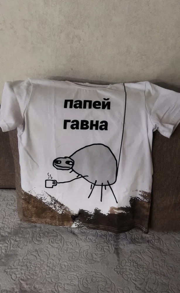 Фото-отзыв покупателя — одежда с принтом, Lacotton